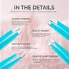 MARKHOR Crystal Cyan Eyebrow Tweezers for Women Facial Hair, Splinter and Ingrown Hair Removal Tweezers Set, Professional Pointed and Slant Tweezers for Eyebrows, Precision Tweezers for Eyebrows view 2
