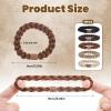 10PCS High Elastic Hair Ties for Women, Boho Hair Ties for Thick Hairs Braided, No Damage High Ponytail Holders for Girls, Braided Hairs Bands 5 Colors view 2