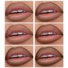 KIMIEYE 6Pcs Velvet Matte Finish Lip Liner Makeup Set for Women, High Pigmented Long Lasting Waterproof Smooth Cream Lip Pencils for Define & Sculpting Lips Shades, #2 BROWN SHADE view 2