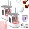 Makeup Brush Cleaner, Brush Cleaner, Portable & Removable Electric Automatic Makeup Brush Cleaner and Dryer, Fits All Brush Sizes, Efficient & Quick (2PCS) view 1