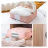 3PCS Foldable Storage Bag Non-Woven Clothing Organizer Wardrobe Closet Clothes Organizer Pillow Quilt Blanket Home Storage Bags(Gray,70x50x26cm) view 4