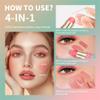 Dual-Ended Blush & Bronzer Stick  2-in-1 Creamy Contour & Cheek Tint, Hydrating Vegan Multi-Use Makeup for Natural Radiant Finish, Cruelty-Free (Beachy Pink) view 3