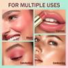 Dual-Ended Blush & Bronzer Stick  2-in-1 Creamy Contour & Cheek Tint, Hydrating Vegan Multi-Use Makeup for Natural Radiant Finish, Cruelty-Free (Berry Tan) view 4