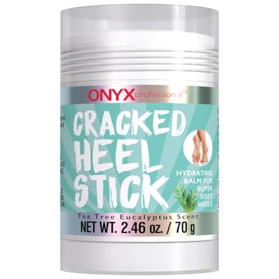 Onyx Professional Cracked Heel Repair Balm Stick, Tea Tree Eucalyptus Scent, 1 Pack - Dry Heels Dry Cracked Feet Treatment, Moisturizing Heel Balm Rolls On, No Mess Like Foot Cream or Foot Lotion