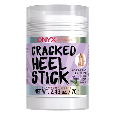 Onyx Professional Cracked Heel Repair Balm Stick, Lavender Scent, 1 Pack - Dry Heels Dry Cracked Feet Treatment, Moisturizing Heel Balm Rolls On, No Mess Like Foot Cream or Foot Lotion