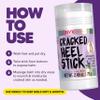 Onyx Professional Cracked Heel Repair Balm Stick, Lavender Scent, 1 Pack - Dry Heels Dry Cracked Feet Treatment, Moisturizing Heel Balm Rolls On, No Mess Like Foot Cream or Foot Lotion view 4