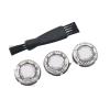 3pcs SH50 Replace Head Razor BladeCompatible For Philipsshaver S5000 S5510 S5340 S5140 S5110 S5400 S9161 S5050 S7510 S5380 Sh50/52 view 1