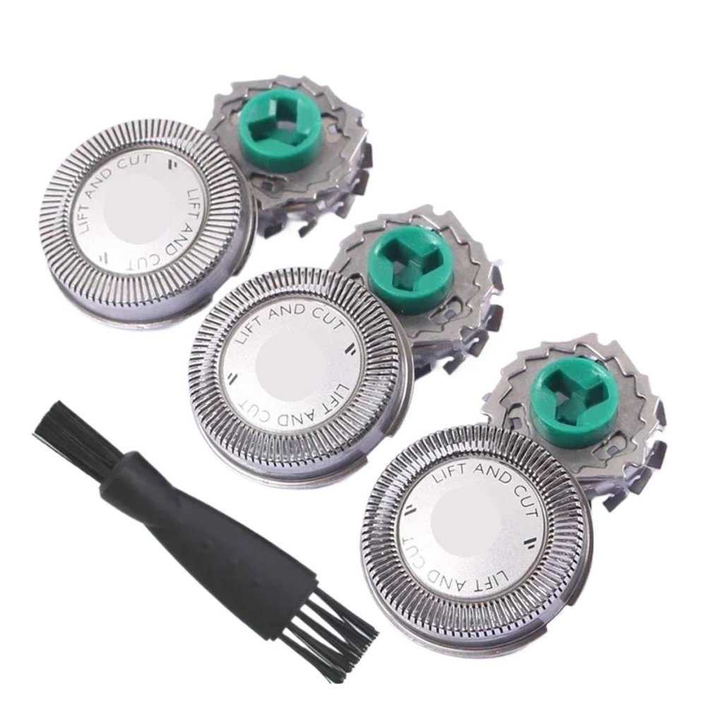 3pcs HQ64 Replacement Shaver HeadCompatible For PhilipsCompatible For NorelcoAT750 AT890 PT860 PT860 PT866 AT798 PT721 PT722 PT720 PT725 Razor Blade
