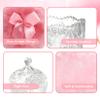 3pcs Large Body Powder Puff and Container, 2PCS Soft Washable Reusable Powder Puff and Clear Glass Powder Container, Large Dusting Powder for Women Face Body Puff view 4