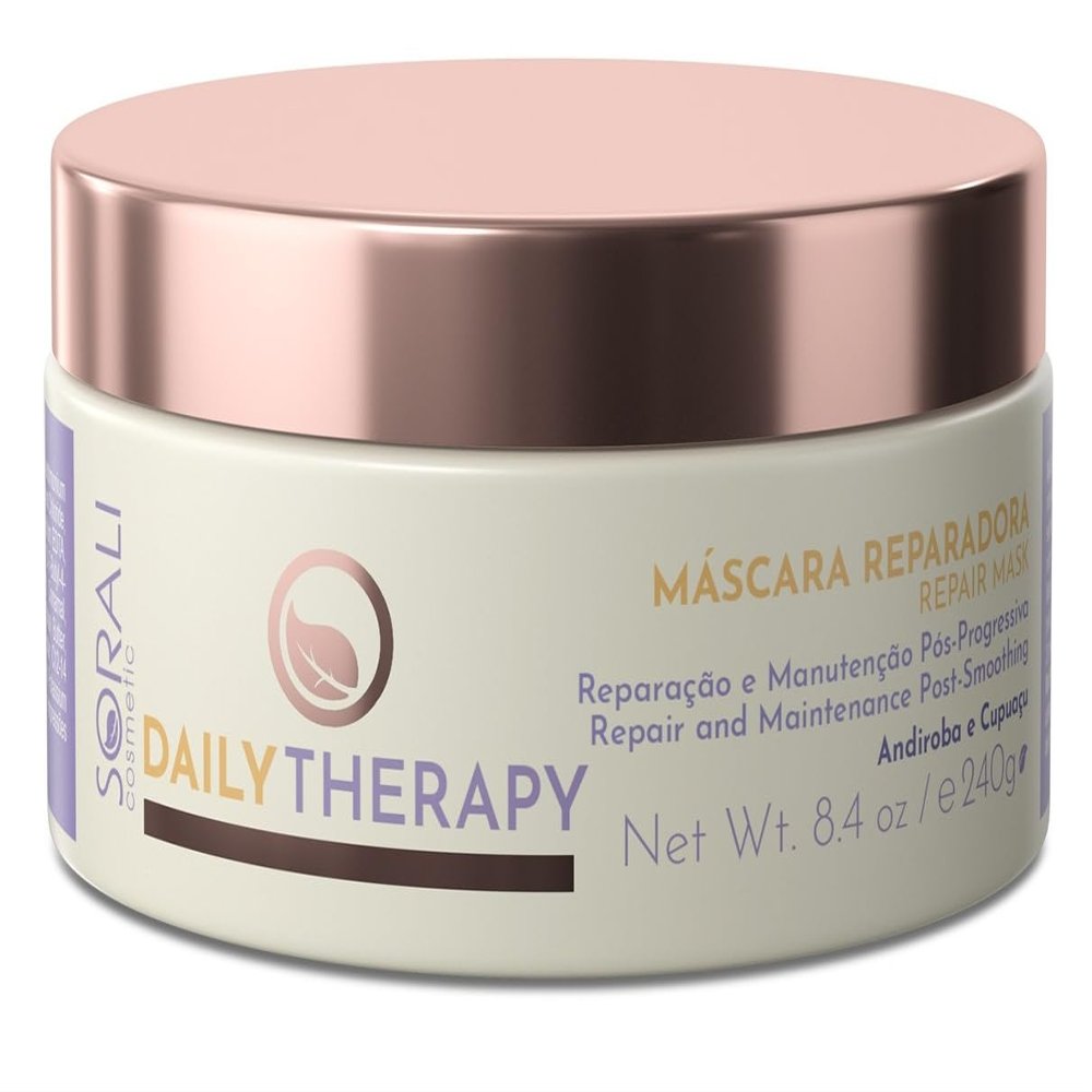 Daily Therapy Repairing Mask 240gr - Intense Lipid Replacement & Salon Effect for Dry Damaged Hair Care