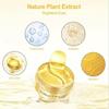 24K Gold Anti-Wrinkle Eye Mask, Collagen Under Eye Patches for Dark Circles, Puffy Eyes, Fine Lines, 60 Pieces, Natural Plant Extract, Gel Form view 2