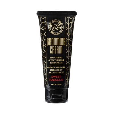 18.21 Man Made - Grooming Hair Smoothing & Texturizing Cream for Men  Frizz Control, Lightweight Styling with Soft Hold & Natural Finish - 3.4 oz