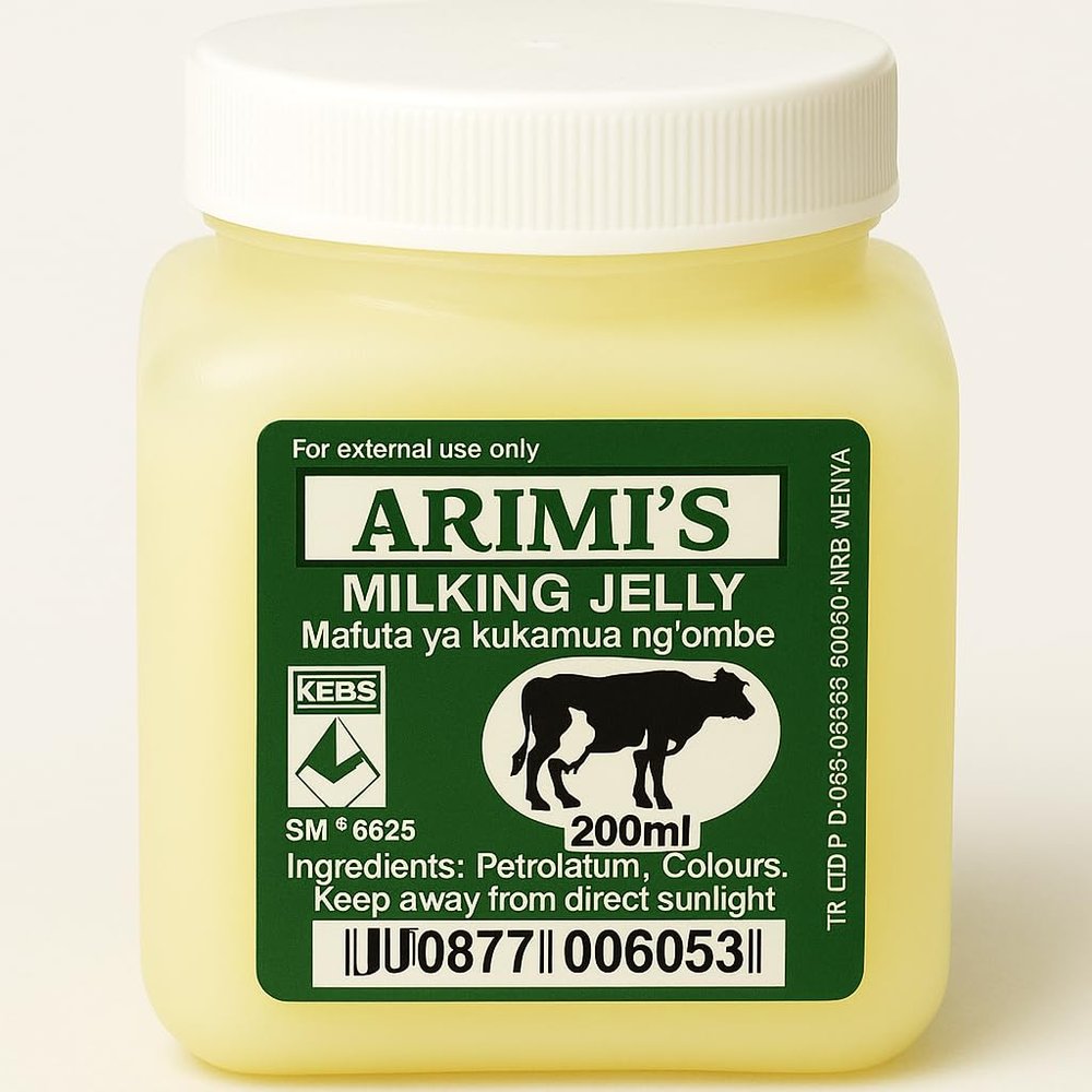 Arimi's Milking Jelly Mafuta Ya Kukamua Ng'ombe 1 Bottle - 200ml