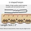 YunYunStrap U Shaped Hair Pins 300-900 Count, 2 Inch Buns Waved Hair Pins for Updos with Box for Women Lady Girls Bobby Pins view 2