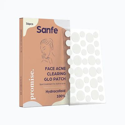 Sante Face Acne Clearing Glo Patch, 36 Pieces, Hyalocolloid Spot Treatment