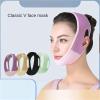 Face Lightweight V Shape Strap Comfortable Night Slimming Lift Adjustable Invisible Toning Support for Facial Lifting(Black) view 2