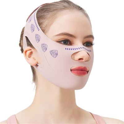 1pc Face Double Lifting Layer Support Jawline Contour Lip Definition Comfortable Toning Belts for Facial Lifting