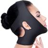 1pc Face Lift Up Mask Cheek Chin Neck Slimming Thin Belt Strap Facial for Facial Lifting(Black) view 2