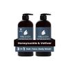 3-in-1 Hair Face Body Wash for Women & Men | 2-Pack | | Deep Moisturizing Skin & Nourishing Hair | Paraben & Sulfate Free 16.0 fl oz (Honeysuckle) view 1