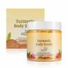 Turmeric Body Scrub  Exfoliating, Brightening & Moisturizing Scrub with Natural Sea Salt, Turmeric, Ginger & Aloe  Reduces Dark Spots, Acne, Blackheads & Signs of Aging, 8.8 oz (250g) view 1