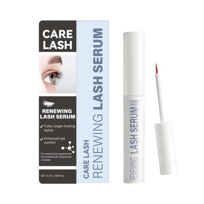 Renewing Lash Serum,Lash Serum for Eyelash Growth Peptide-Infused, Longer-Looking Natural,Natural Formula Vegan & Gentle Safe for Sensitive Eyes (5 mL)