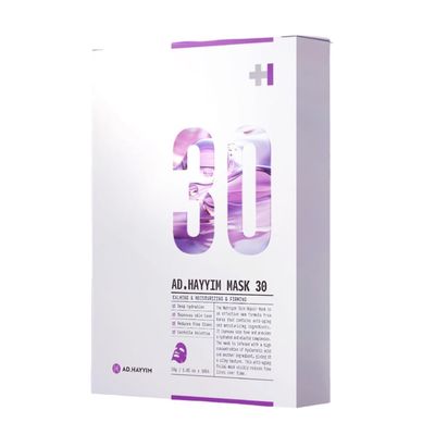 AD.HAYYIM Hydrating Korean Sheet Face Mask Pack  30g High-Essence Facial Masks Skincare, Moisturizing & Brightening Spa Mask, Affordable Skin Care Sheet Masks for Women & Men, 10 Count