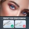 Eyebrow Scissors Stainless Steel Trimmer Eyebrow Scissors with Comb Eyebrow Trimming Scissors Hair Removal Beauty Tool for Women Men (2) view 4