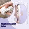 3 in 1 Electric Nail Clipper, 2025 New Electric Polishing Automatic Nail Clippers Electric Nail Trimmer with 2 Adjustable Speeds, Nail Trimmer for Seniors, Kids and Adults (Purple) view 2