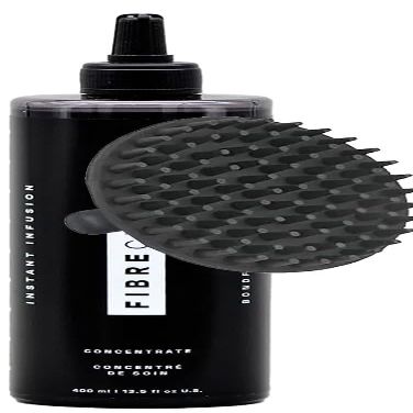 Fibre Clinix Bondfinity Instant Infusion Concentrate 13.5 oz with Scalp Massager Brush  Strengthening Hair Treatment for Damaged, Weak, and Brittle Hair