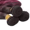 Body Wave Human Hair Bundles 1B99J Burgundy 8 10 12 Inch Body Wave Bundle Human Virgin Remy Hair 3 Bundles Soft Silky Hair Extensions Weave No Tangle for Black Women view 4