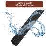 2PCS Clear Glass Nail Files with Leather Storage Bag, Transparent Nano Glass Foot File, Portable Glasses Foot Files for Feet, for Dead Skin Removal, Calluses, Nail Shaping(Black Clear) view 4