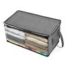 3PCS Hot Non Woven Storage Box Quilt Foldable Storage Bag Closet Clothing Blanket Storage BoxDust Proof And Moisture Proof view 1
