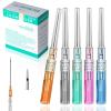 Yugui 20G Catheter Piercing Needles - 50Pcs IV Catheter Hollow Needles for Ear Eyebrow Nose Lip Professional DIY Tool Supplies for Beginners view 1