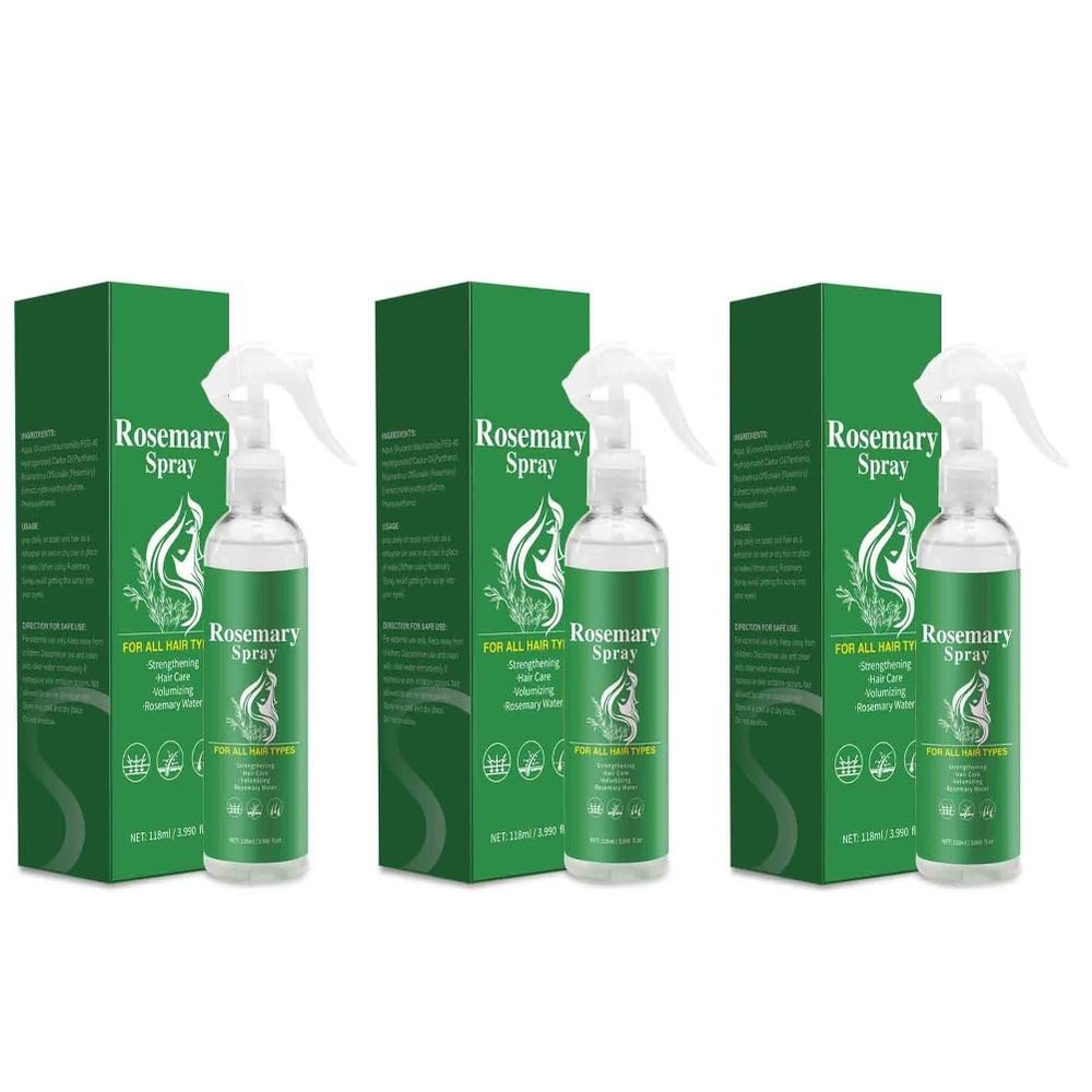  3PCS Hair Growth Rosemary Spray Split Ends Dry Nourishing Treatment Hair Mask Bald Strengthening Anti Loss