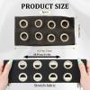 1 Pack Grommet Headband, Y2K Punk Grunge Fashion Headband with Holes, Eyelet Design Stretchy Elastic Hair Band for Women, Girls, Daily Styling, Sports, Parties, Photography view 2