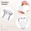 100-Pack Mini Glass Bottles With Corks, 1Ml Round Flat Bottle Pendants For Crafts, Perfume Charms, Diy Phone Accessories & Gifts view 2