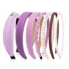 1 Set Versatile High Top Design Hairband With Simulated Pearls Securely Fit Comfortable Wear Headwear For Women Teens Hair Ornament view 4