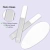 5PCS Glass File, Frosted Glass Files for Nails, Transparent Nano Glasses Foot File, Clear Nail Files with Case, for Removing Dead Skin, Calluses, Cracks, and Foot Care. view 3