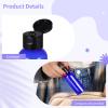 100 Travel Bottles With Flip Caps, 60 Ml Leak-Proof Squeeze Containers, Blue Plastic Bottles For Shampoo, Lotion, Cosmetics  Includes Funnels For Easy Filling view 4