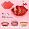 Cherry Lip Mask  Hydrating, Moisturizing, Lip Plumper  Reduces Lip Lines and Brightens Lip Color  Collagen Infused  60g / 20 Pairs view 3