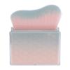 Angled Flat Head Makeup Brush, Soft Foundation Brush for Contour Makeup, Portable Cosmetic Brushes for Makeup and Nail Art (Blue Pink Gradient) view 1