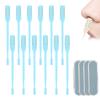 NOGCAW Nasal Hair Cutter, Nasal Hairs Remover Tool, 360 Rotating Portable Manual Nose Hair Remover, Double Sided Noses Hairs Knife Travel Essentials (Blue, 12) view 1