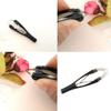 ASWRTYJO Eyebrow Tweezers Automatically Retractable Slant Tip Face Hair Removal Trimmer Eyelash Clip Makeup Tool(D) view 4