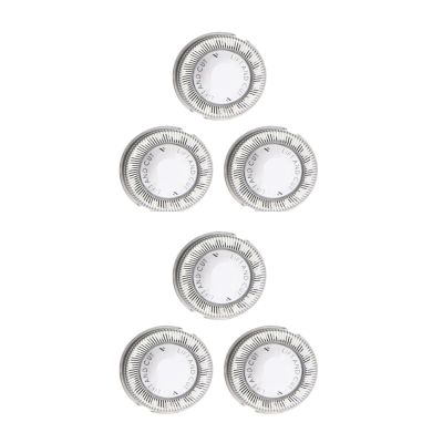 SARXGNFV 3/6/9pcs Replacement Head Razor BladeCompatible for PhilipsShaver HQ3 HQ4 HQ54 Hq56 Hq46 HQ442 HQ300 HQ916 Razor Blade(6pcs)