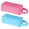 Elegaperma 2Pcs Toothbrush Travel Bag, Toothbrush Pouch, Oxford Mini Toiletry Bag, Double-Layer Toothbrushes Bag Pouch with Reinforced Handle for Vacation, Gym view 1
