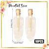 10 Pcs No Crease Hair Pins Flat Hair Makeup Clips Cute No Bend Accessories Small Duck Barrettes for Women Teen Girls Thin Fine Curly Styling Sectioning (White) view 2
