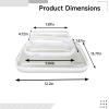 Tressify Easy-To-Clean 3 Pcs Clear Zip Organizer Bags, Makeup, And Toys, Toiletries For, Hard Long-Lasting Pet Plastic, Design Transparent, Storage Multi-Size, Ideal For Travel And Use Daily view 3