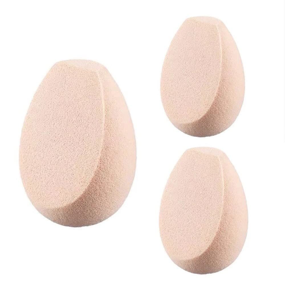 3 Pcs Makeup Sponge Set, Foundation Blending Beauty Sponge, Flawless for Liquid, Cream, and Powder, (Color-3pcs)