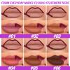 LANGMANNI 4Pcs Peel Off Lip Liner Set,Lip Stain Peel Off,Long-Lasting Waterproof & Smudge-Proof Matte Lip Liners With Ergonomic Handle & Precision Brush,Makeup Gift for Girls (#1+3+5+6) view 3