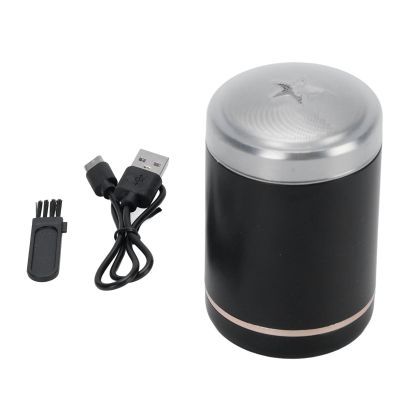 Beard Trimmer, USB Charging Electric Shaver, Stainless Steel Scissors Precision Trimming for Facial Hair with Body Grooming Capabilities